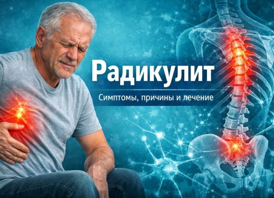 Радикулит: причины, симптомы, виды, лечение и профилактика